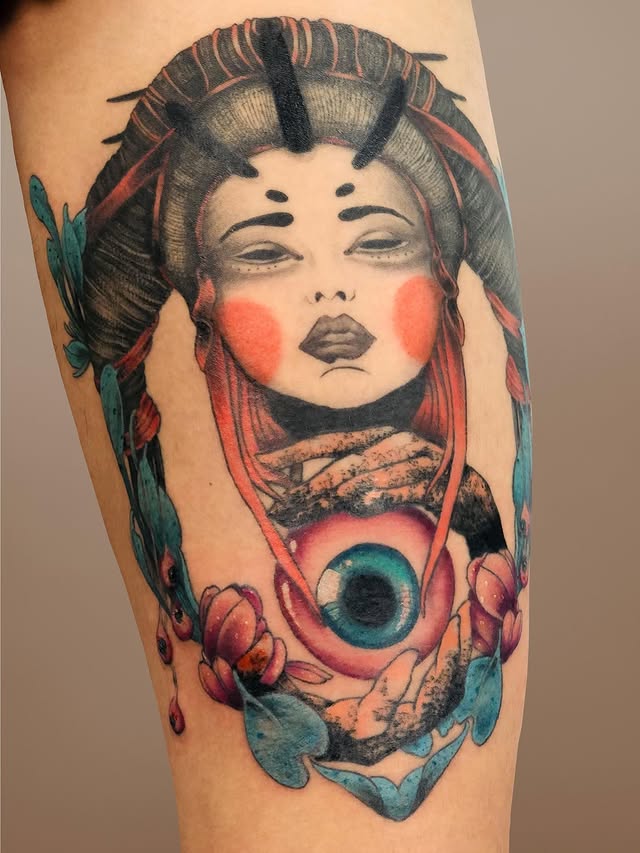 Tatouage Gardienne Iris