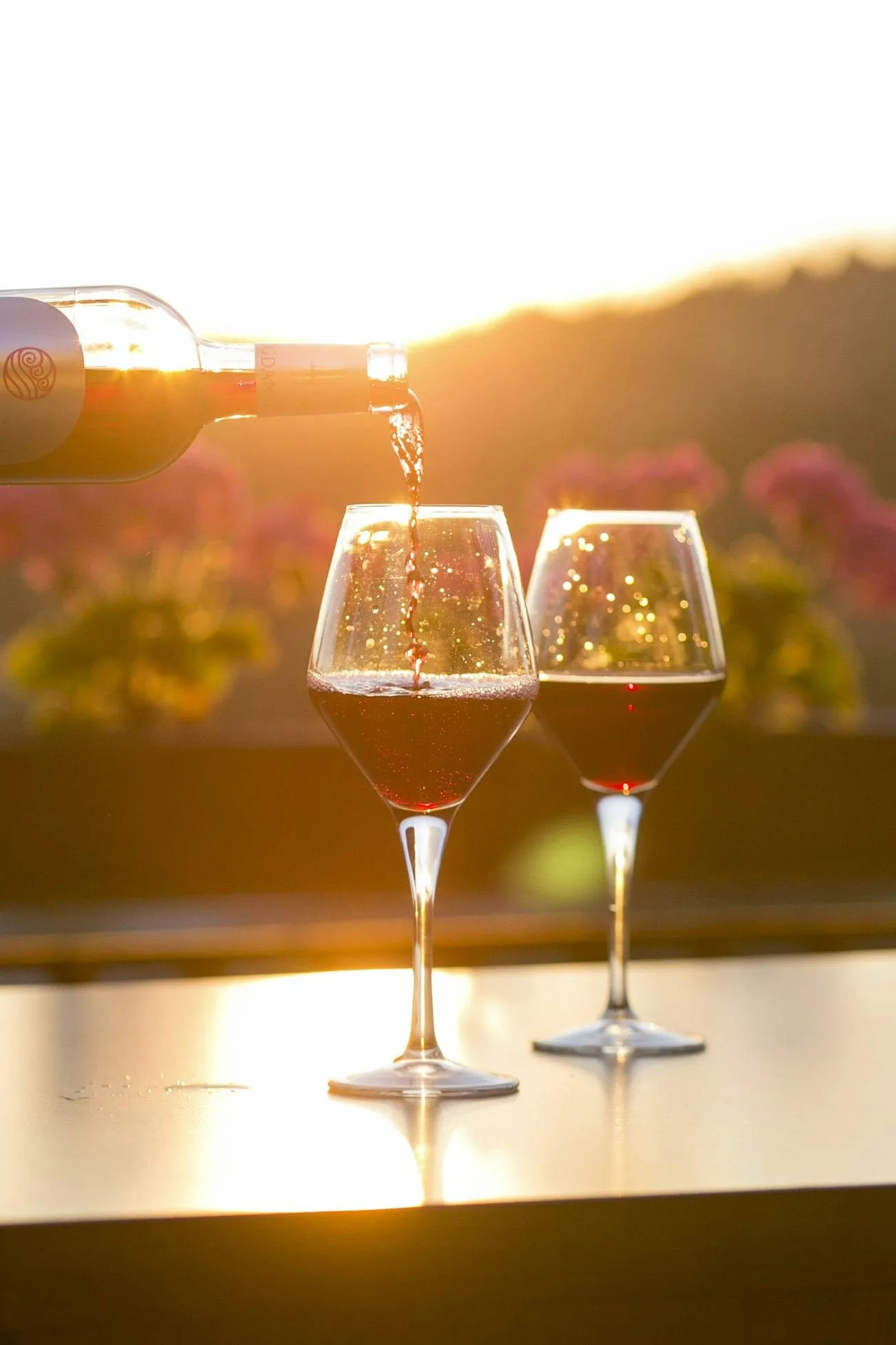 Terrasse au crépuscule