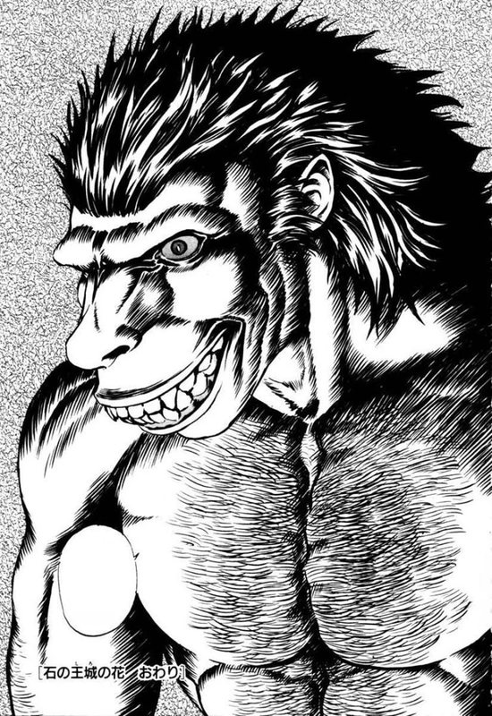 Les apôtres et le corps monstrueux — Kentaro Miura © Hakusensha · Glénat