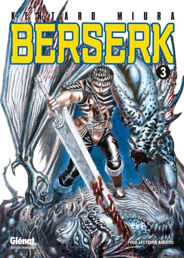 Berserk, tome 3 — couverture Glénat