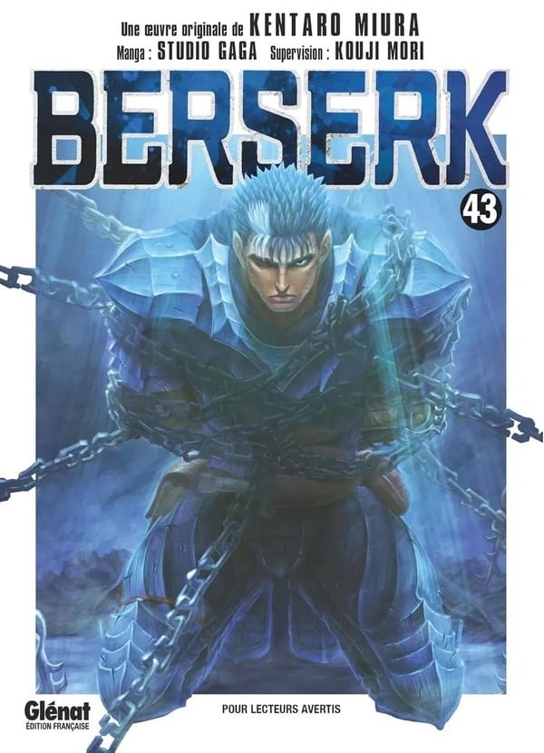 Berserk, tome 43 — couverture Glénat