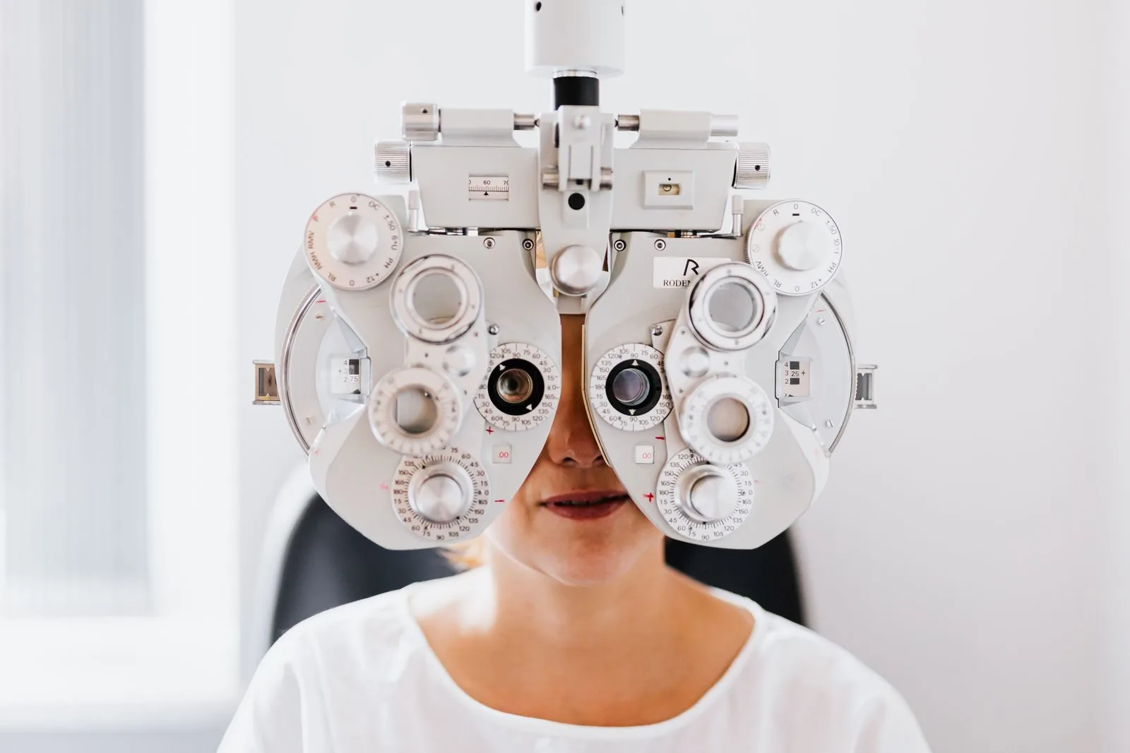 Examen de vue au réfracteur