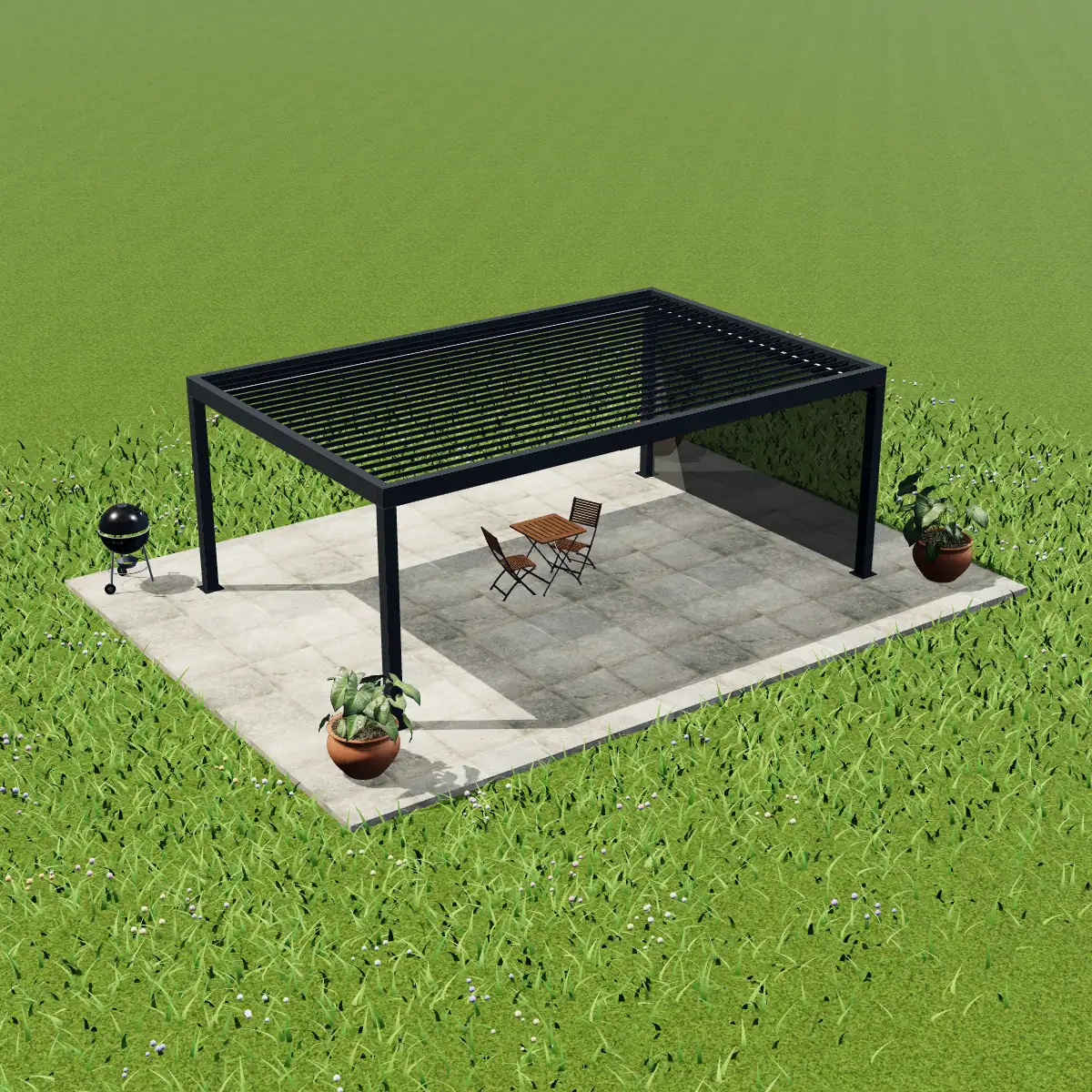 Grande terrasse familiale
