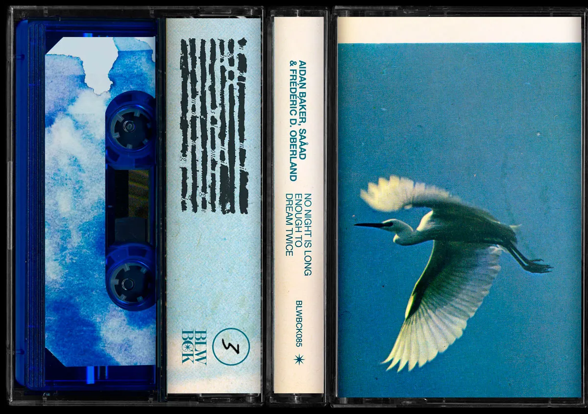 Aidan Baker, Saåad & Frédéric D. Oberland, No Night Is Long Enough To Dream Twice, Limited Cassette Edition
