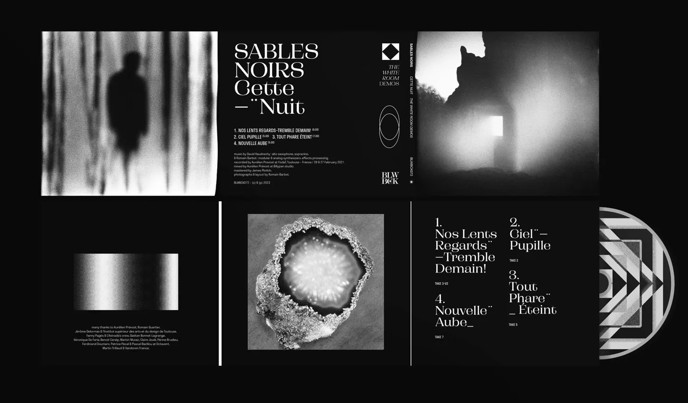 Sables Noirs, CD Digisleeve