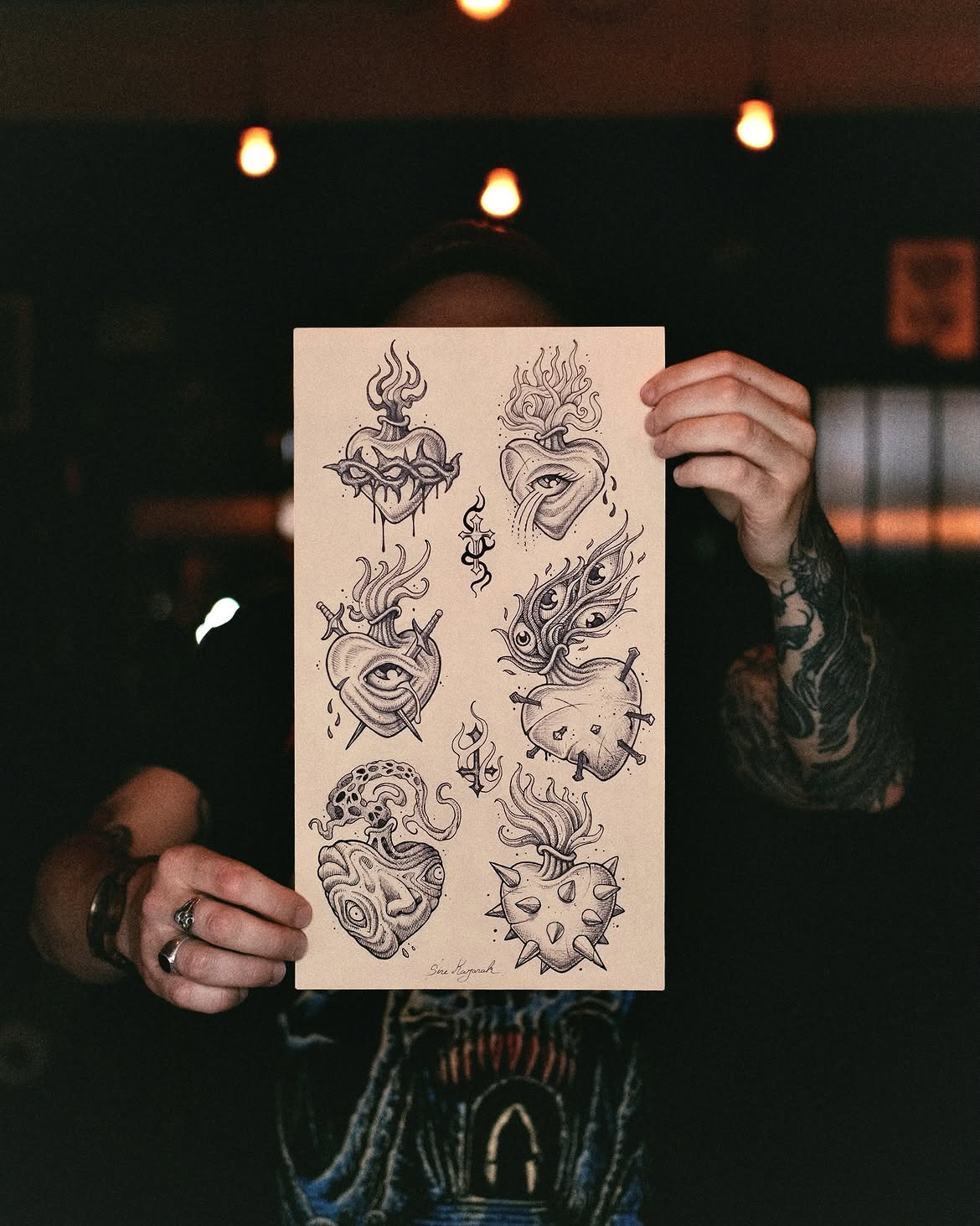 Planche III — cœurs sacrés