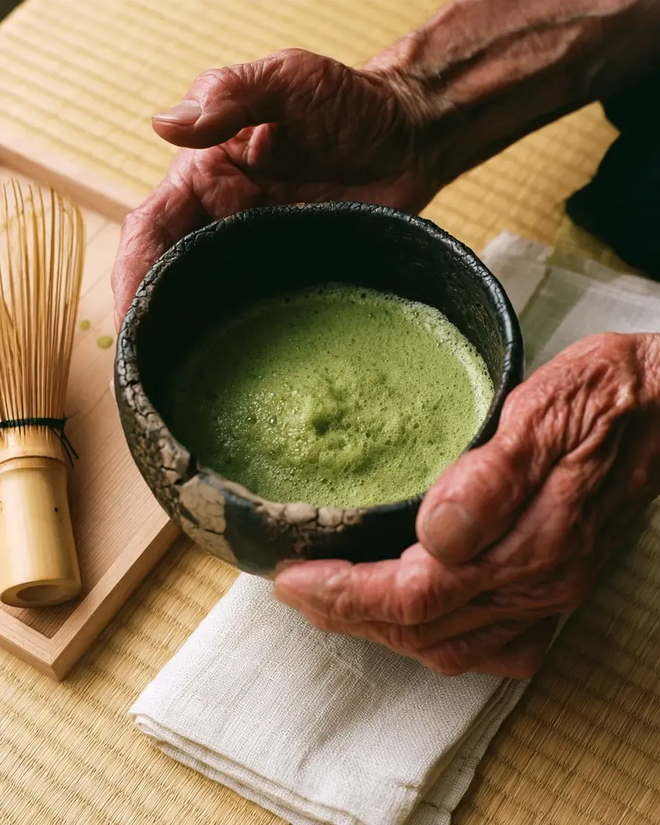 Cérémonie du thé dans une maison de Kyoto