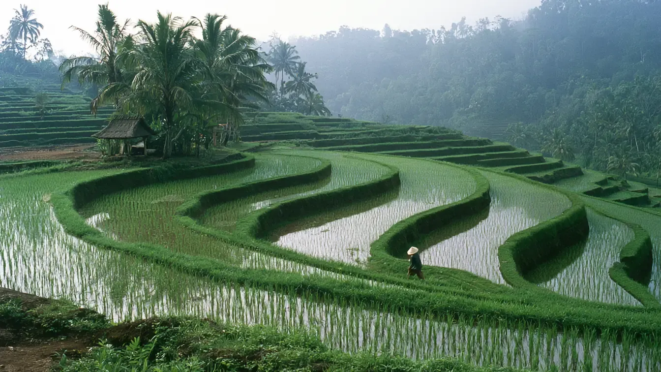 Bali, entre rizières et océan