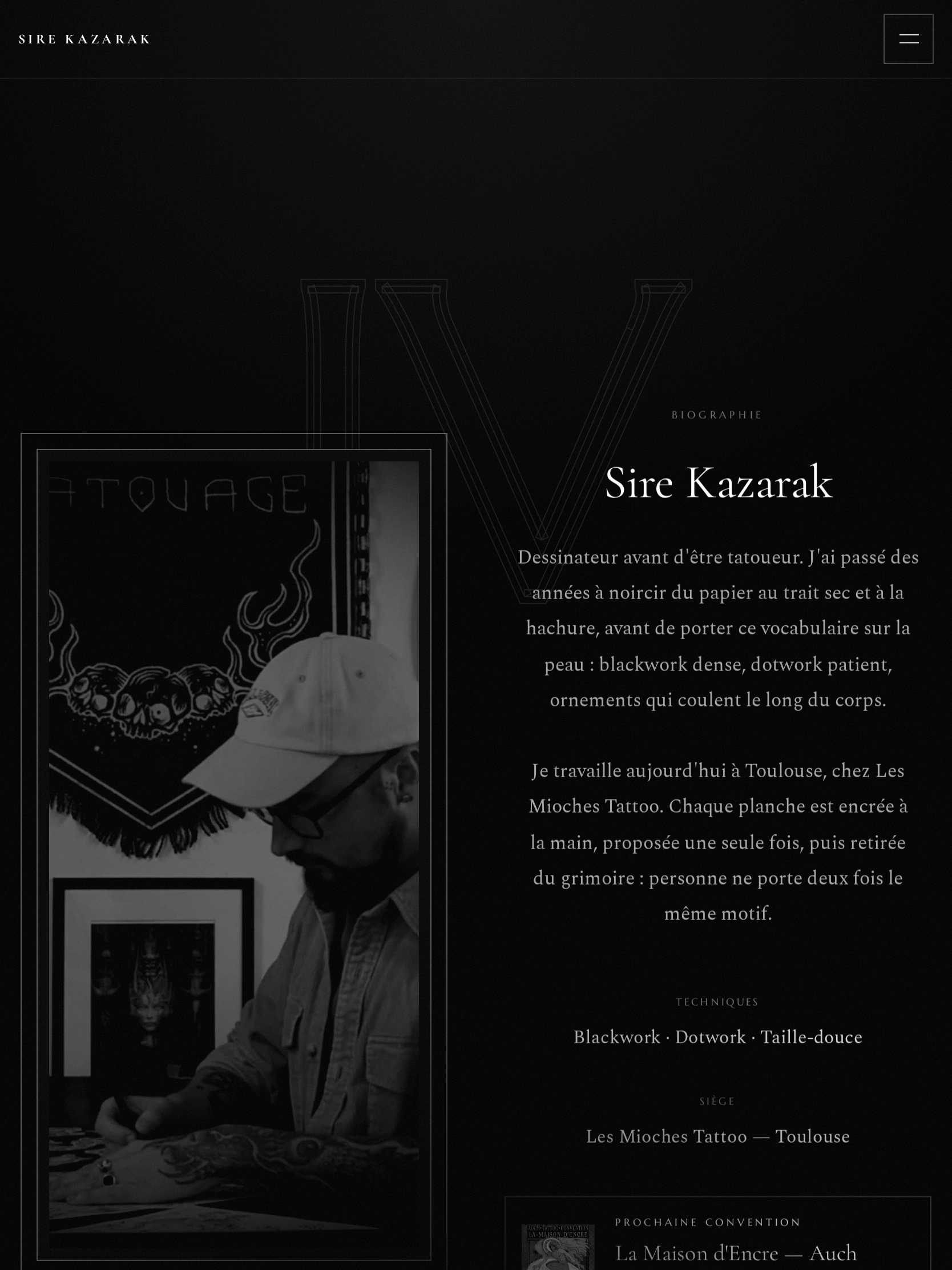 Sire Kazarak — Sire Kazarak (tablette)