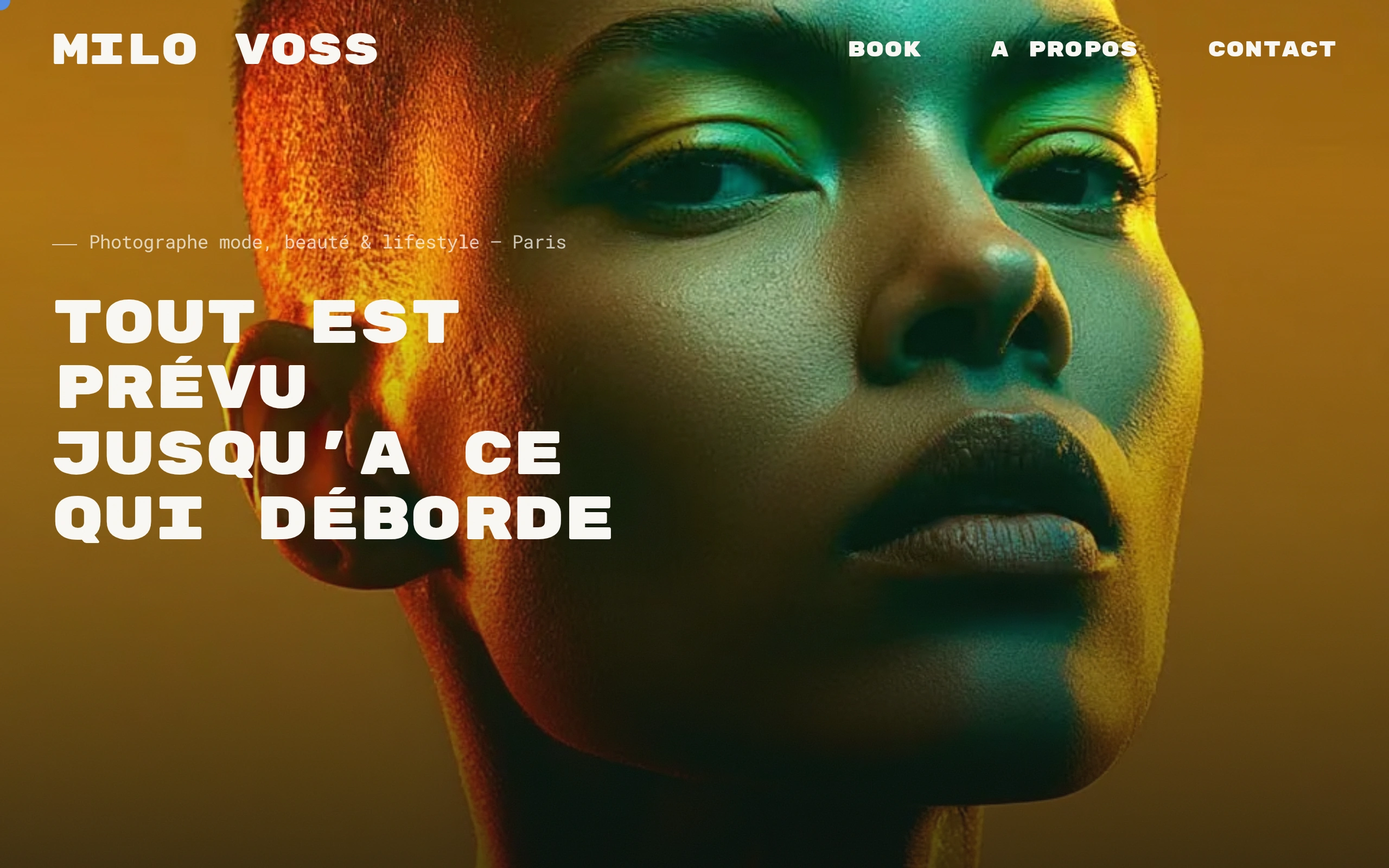 Milo Voss — Le cadre, puis l’écart (écran)