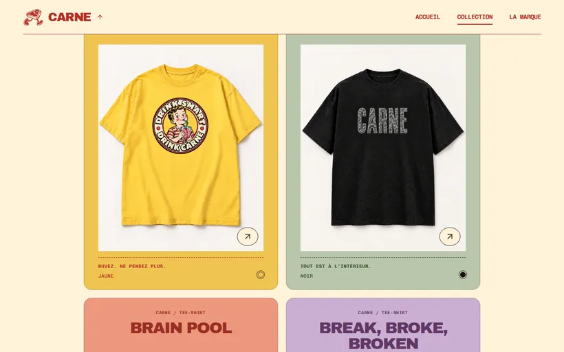 CARNE — vue 2 en écran