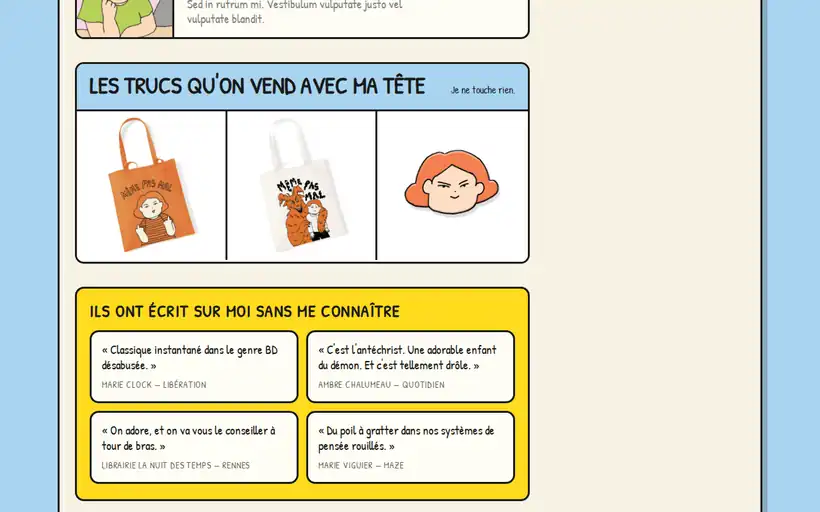 Ernestine — vue 3 en écran