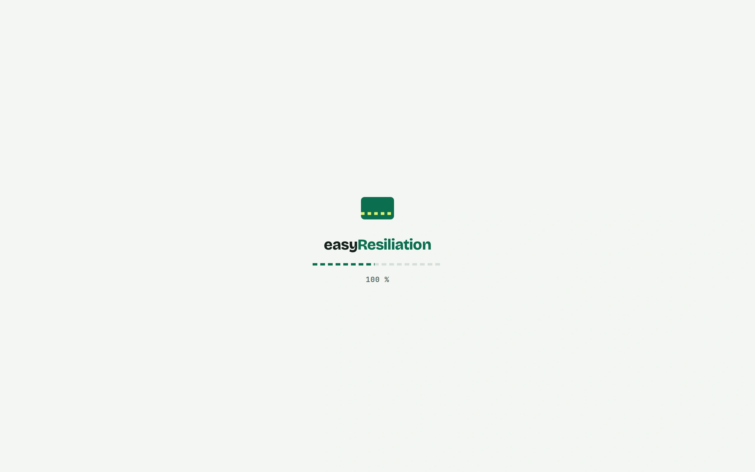 easyResiliation — Écran de chargement (écran)