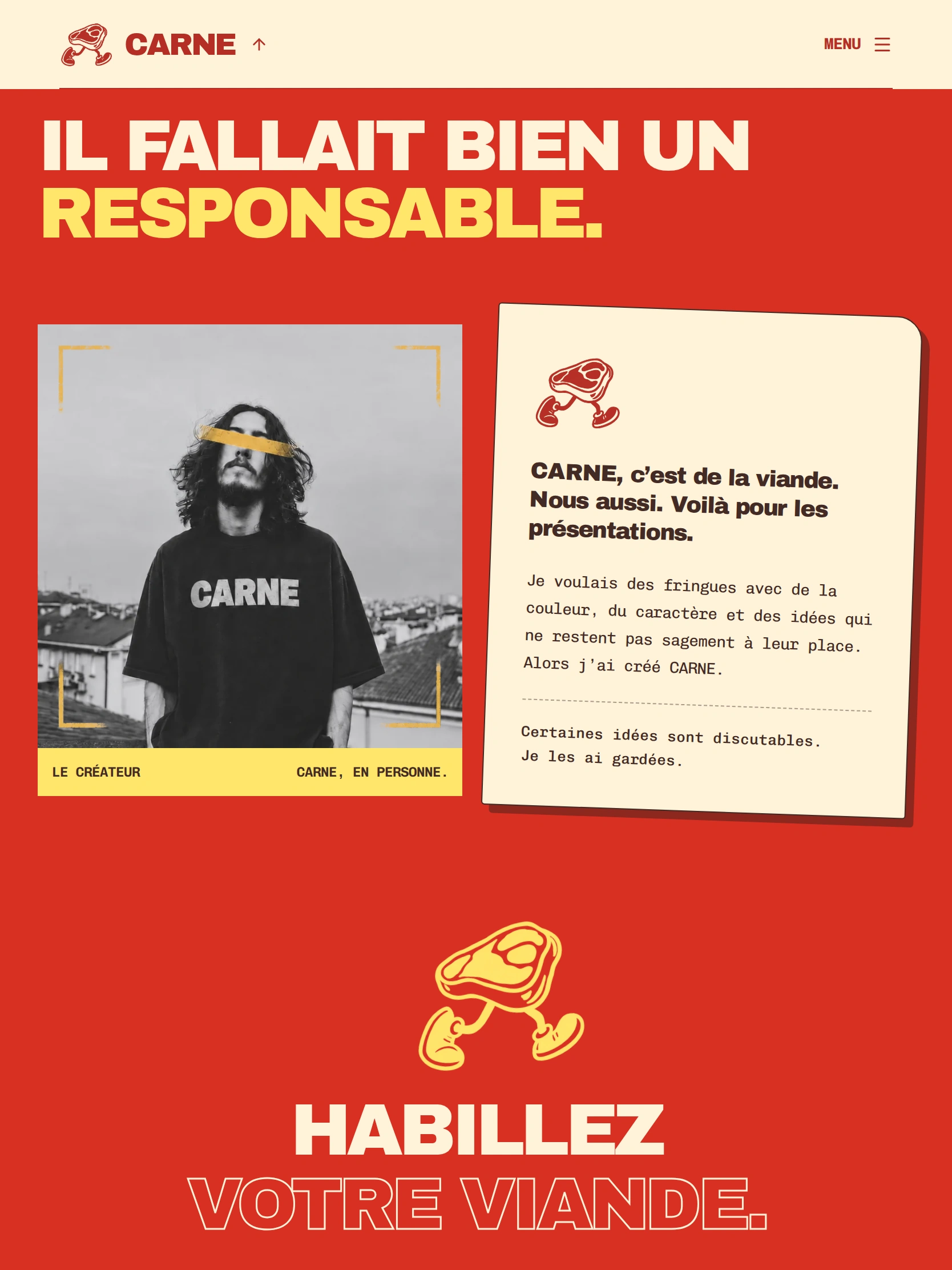 CARNE — La marque (tablette)