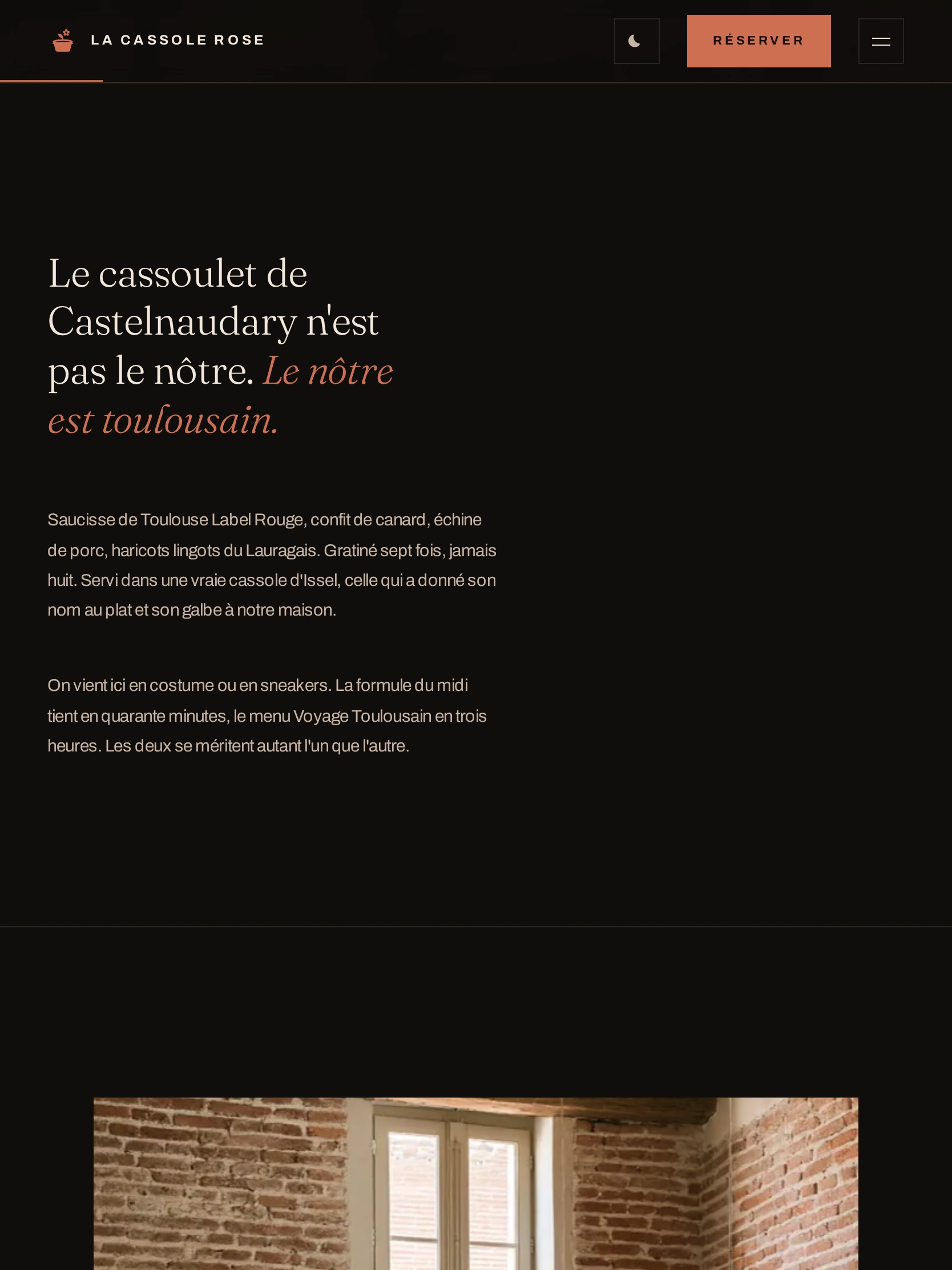 La Cassole Rose — Le cassoulet de Castelnaudary (tablette)