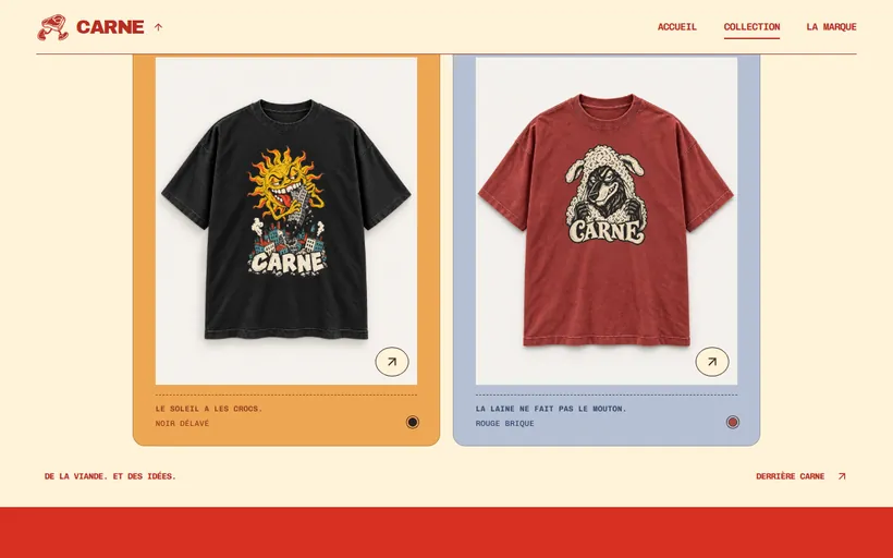 CARNE — vue 3 en écran