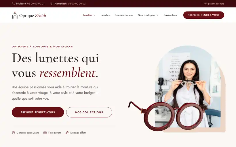 Optique Zénith — vue 1 en écran