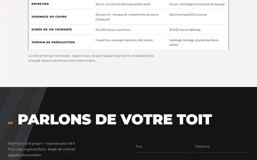XS Zinc — vue 3 en écran