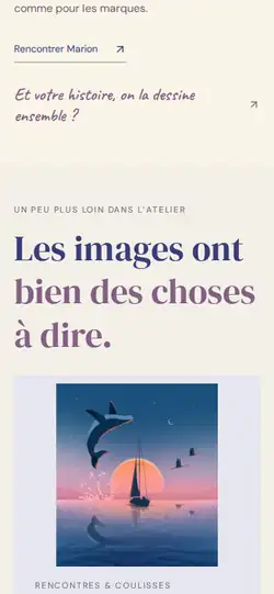Marion Blanc — vue 3 en mobile