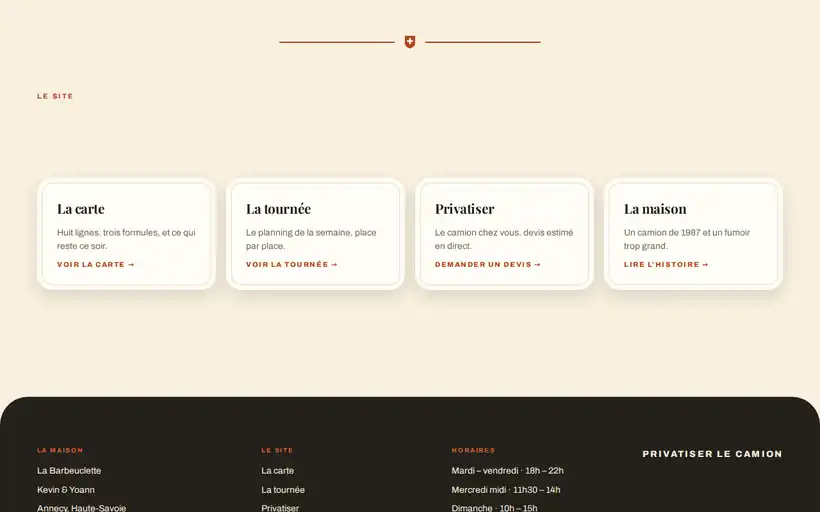 La Barbeuclette — vue 3 en écran