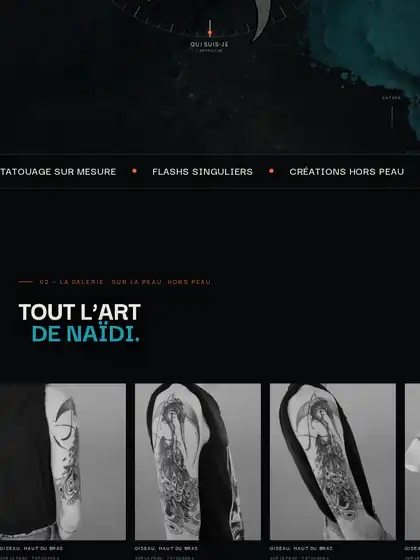 Naïdi Tattoo — vue 1 en tablette