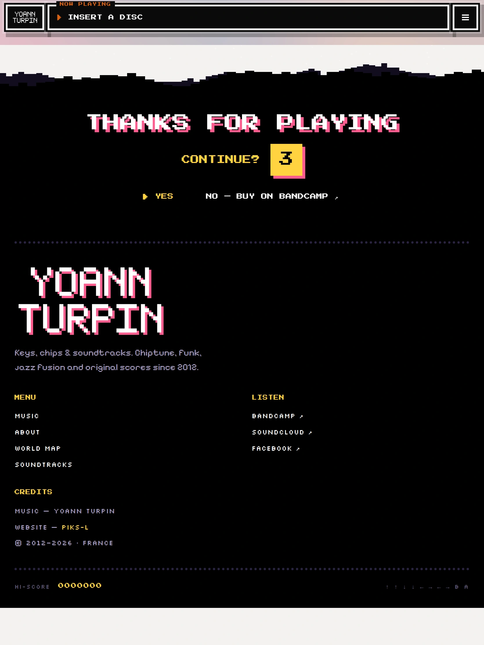 Yoann Turpin — Pied de page (tablette)