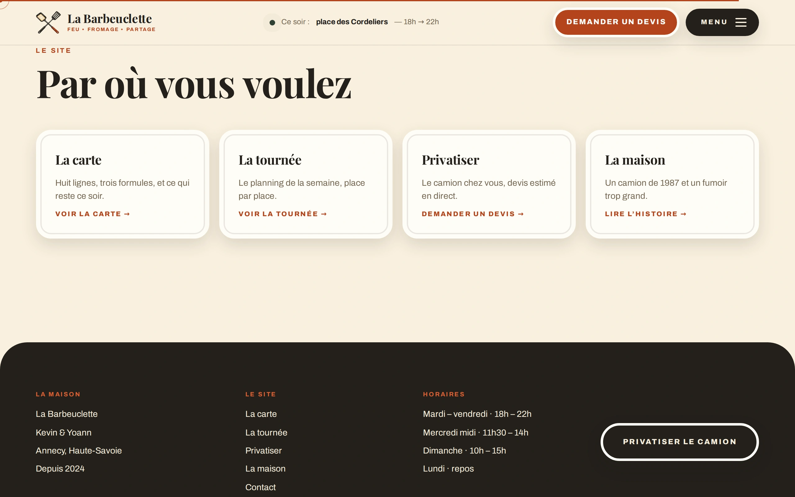 La Barbeuclette — Par où vous voulez (écran)