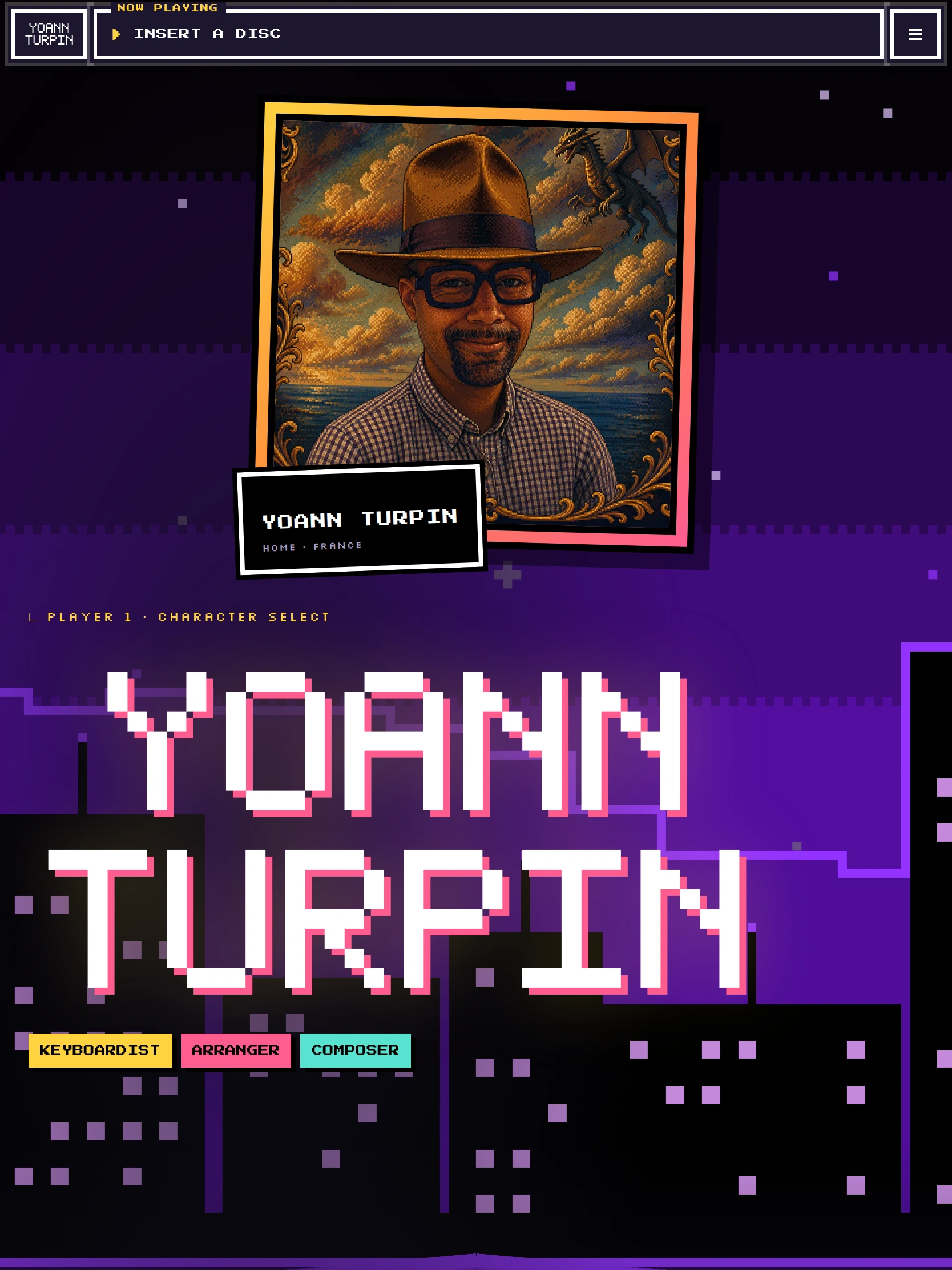Yoann Turpin — About (tablette)