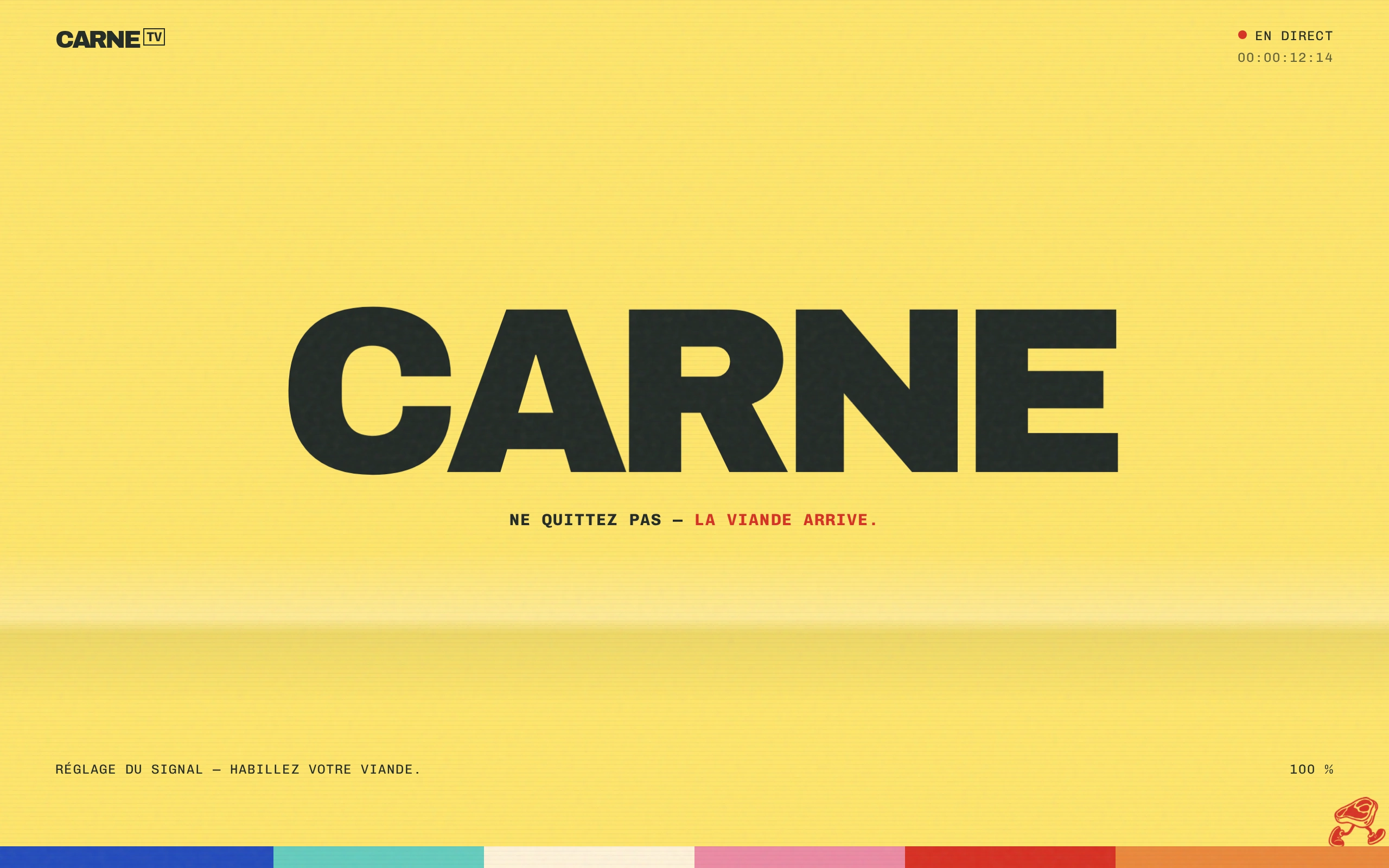 CARNE — Écran de chargement (écran)
