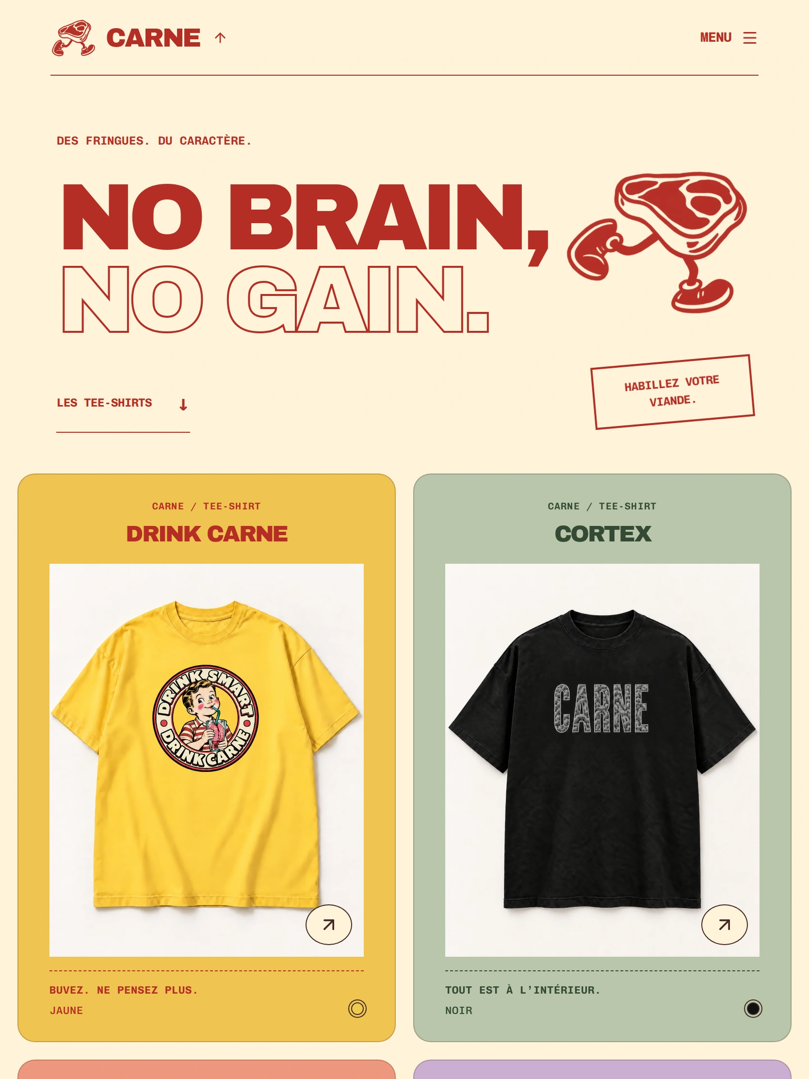 CARNE — La collection (tablette)