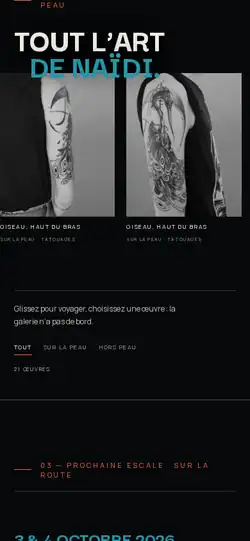 Naïdi Tattoo — vue 2 en mobile