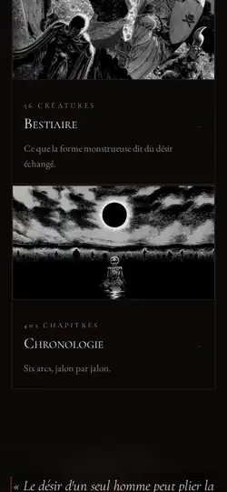 Berserkologie — vue 3 en mobile