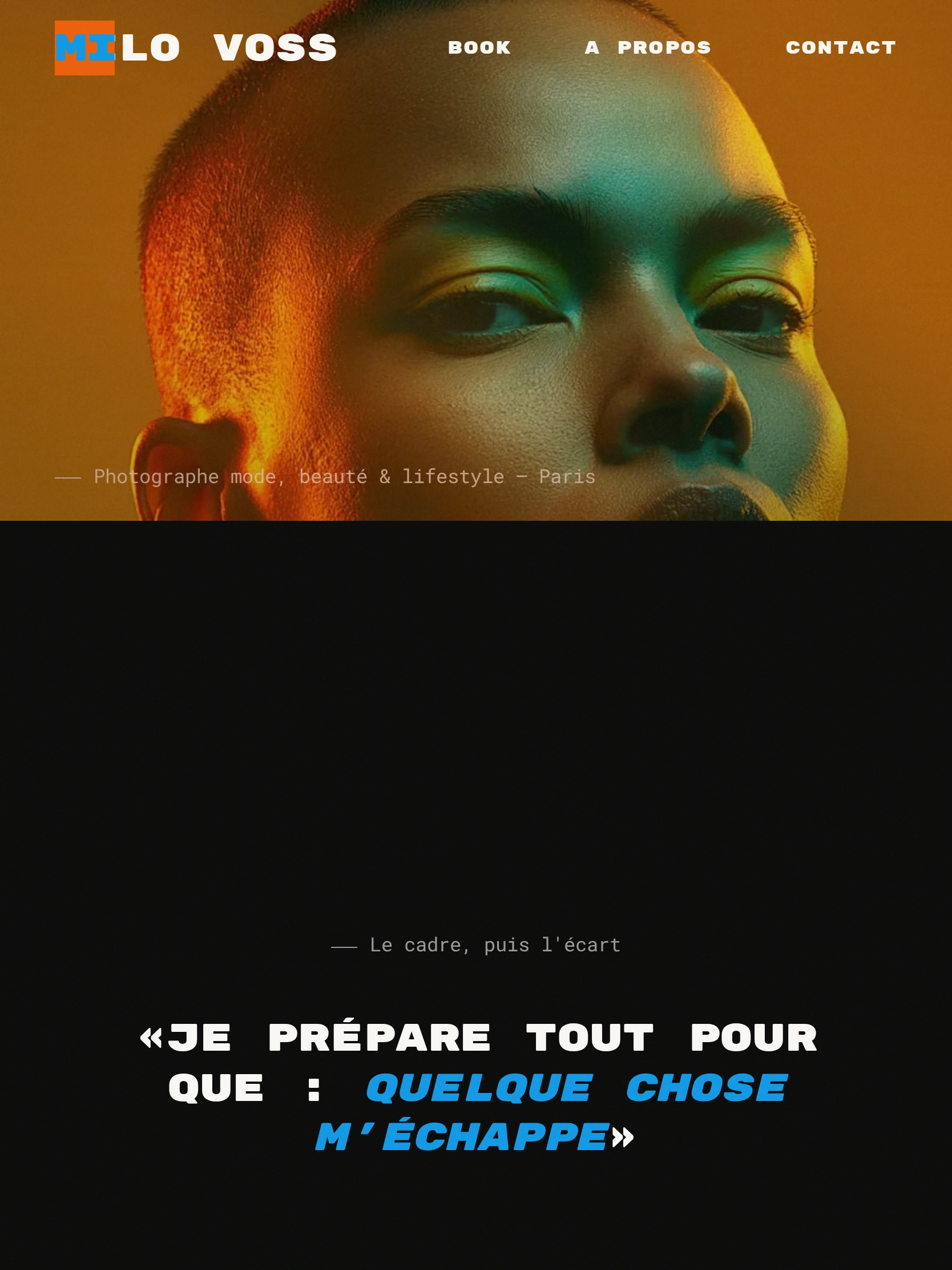 Milo Voss — Le cadre, puis l’écart (tablette)