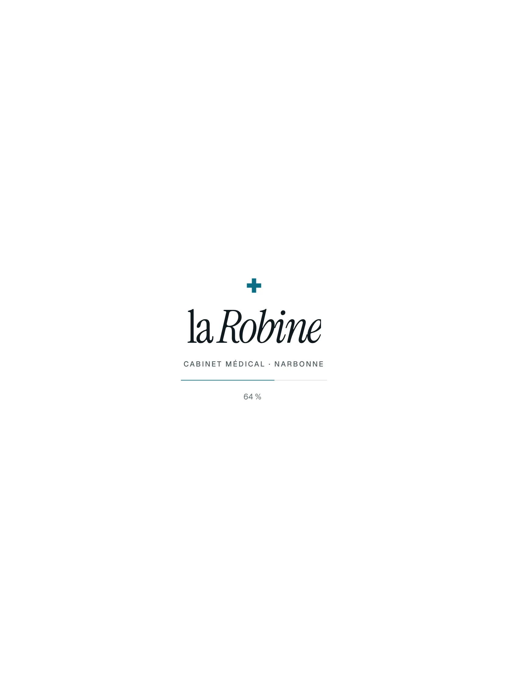 Cabinet de la Robine — Écran de chargement (tablette)