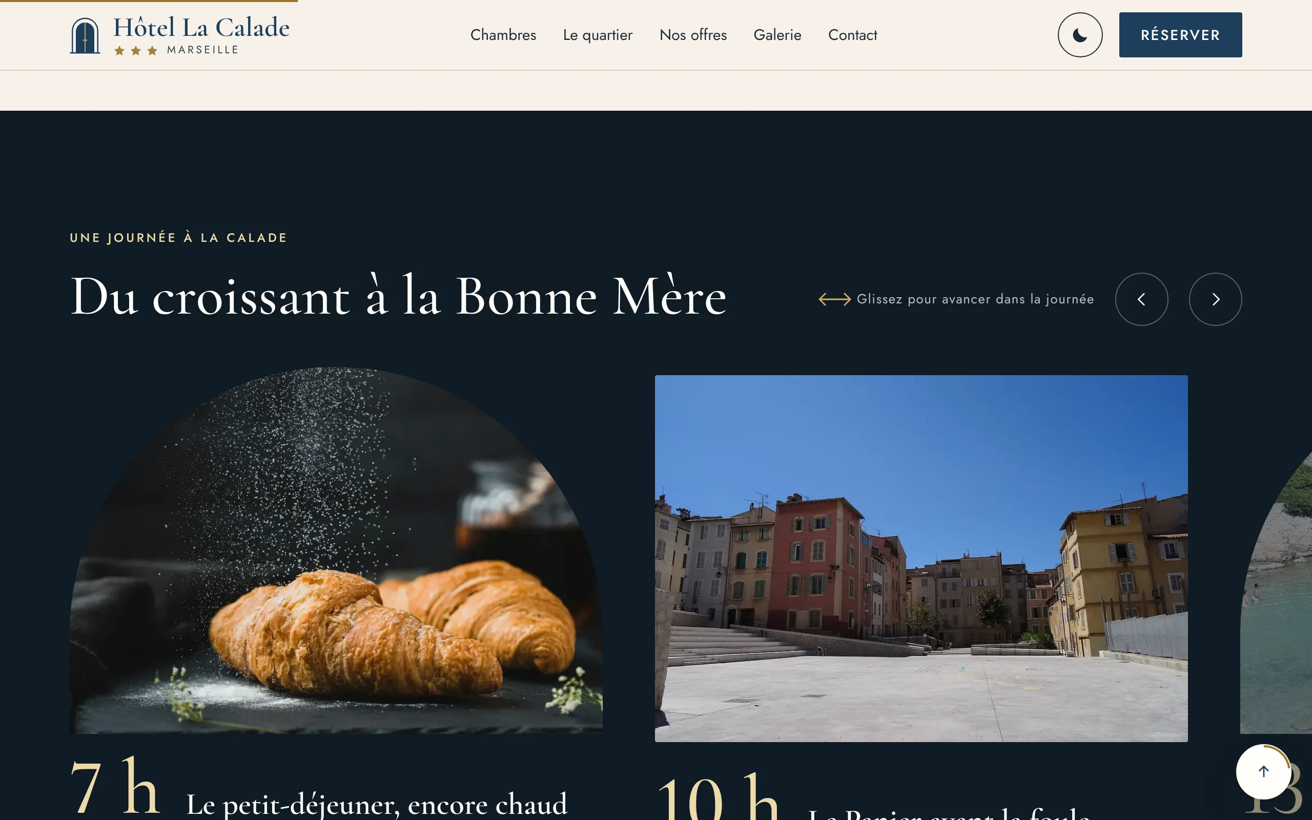 Hôtel La Calade — Une journée à la Calade (écran)