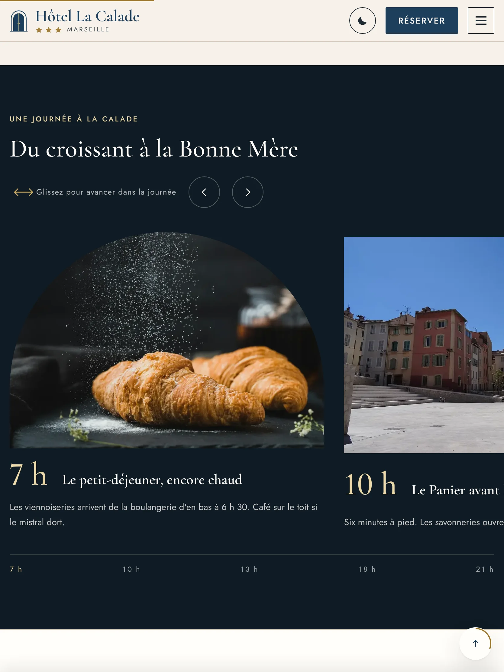 Hôtel La Calade — Une journée à la Calade (tablette)