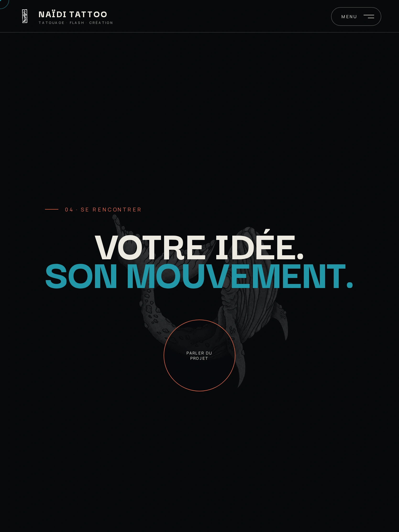Naïdi Tattoo — Votre idée. Son mouvement. (tablette)