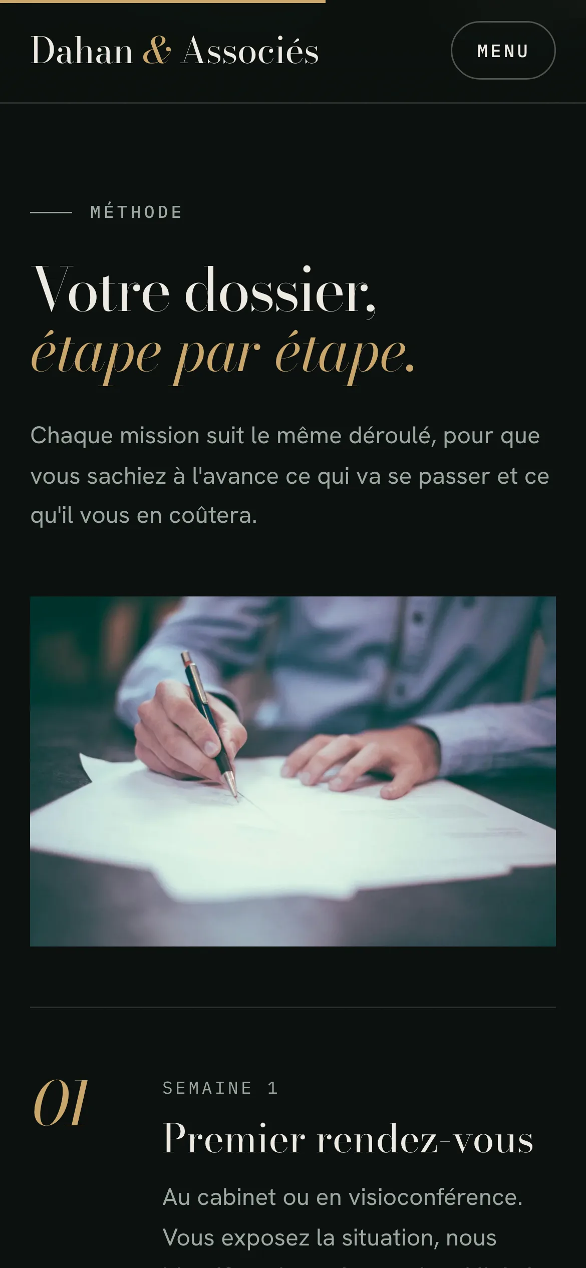Dahan & Associés — La méthode du cabinet (téléphone)