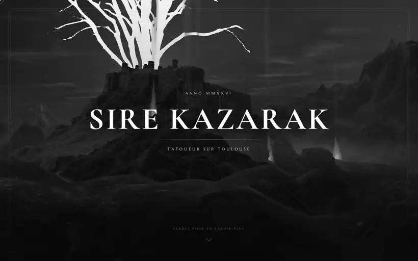Sire Kazarak — vue 1 en écran