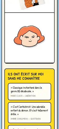 Ernestine — vue 2 en mobile