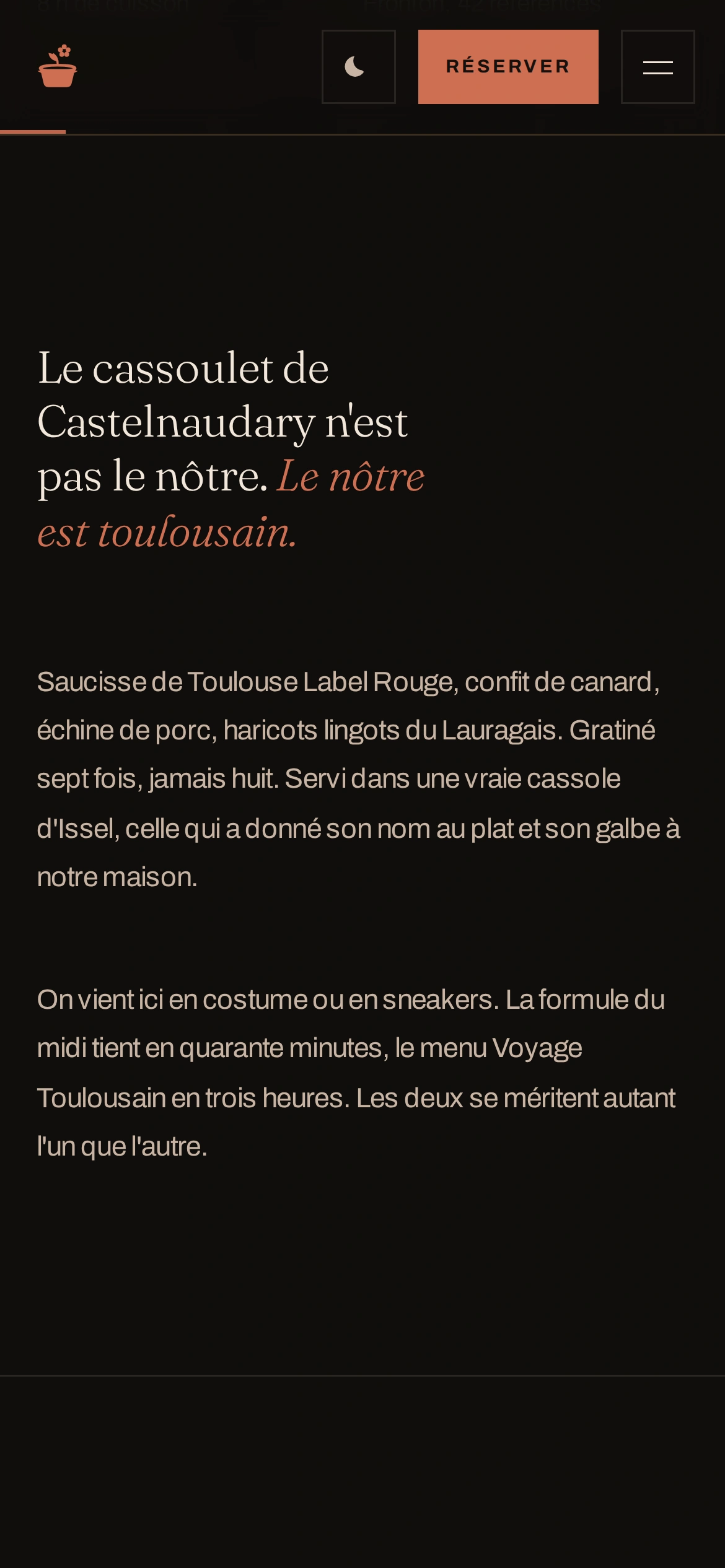 La Cassole Rose — Le cassoulet de Castelnaudary (téléphone)