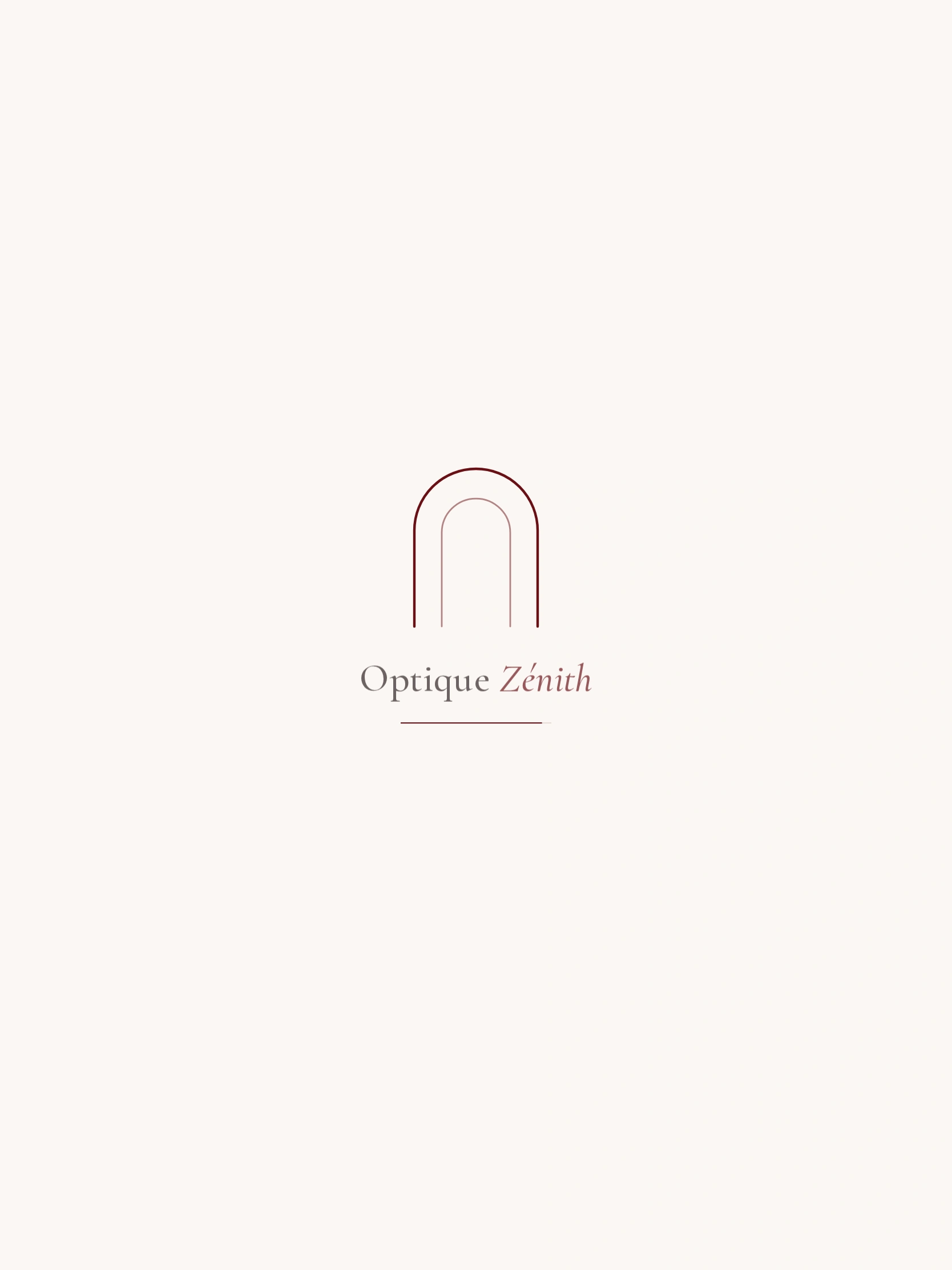 Optique Zénith — Écran de chargement (tablette)