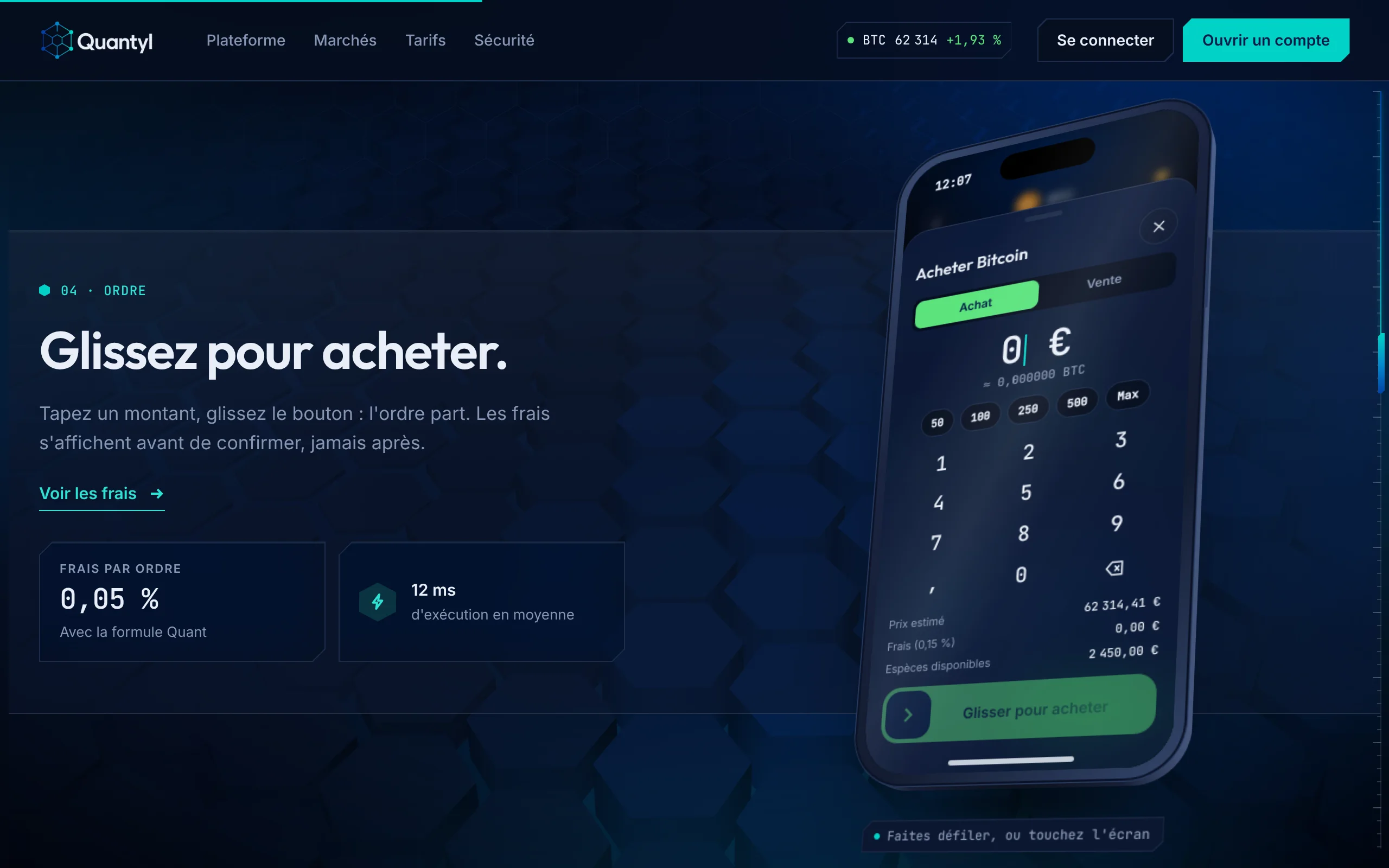 Quantyl Trading — Le récit : l’ordre glissé dans le téléphone (écran)