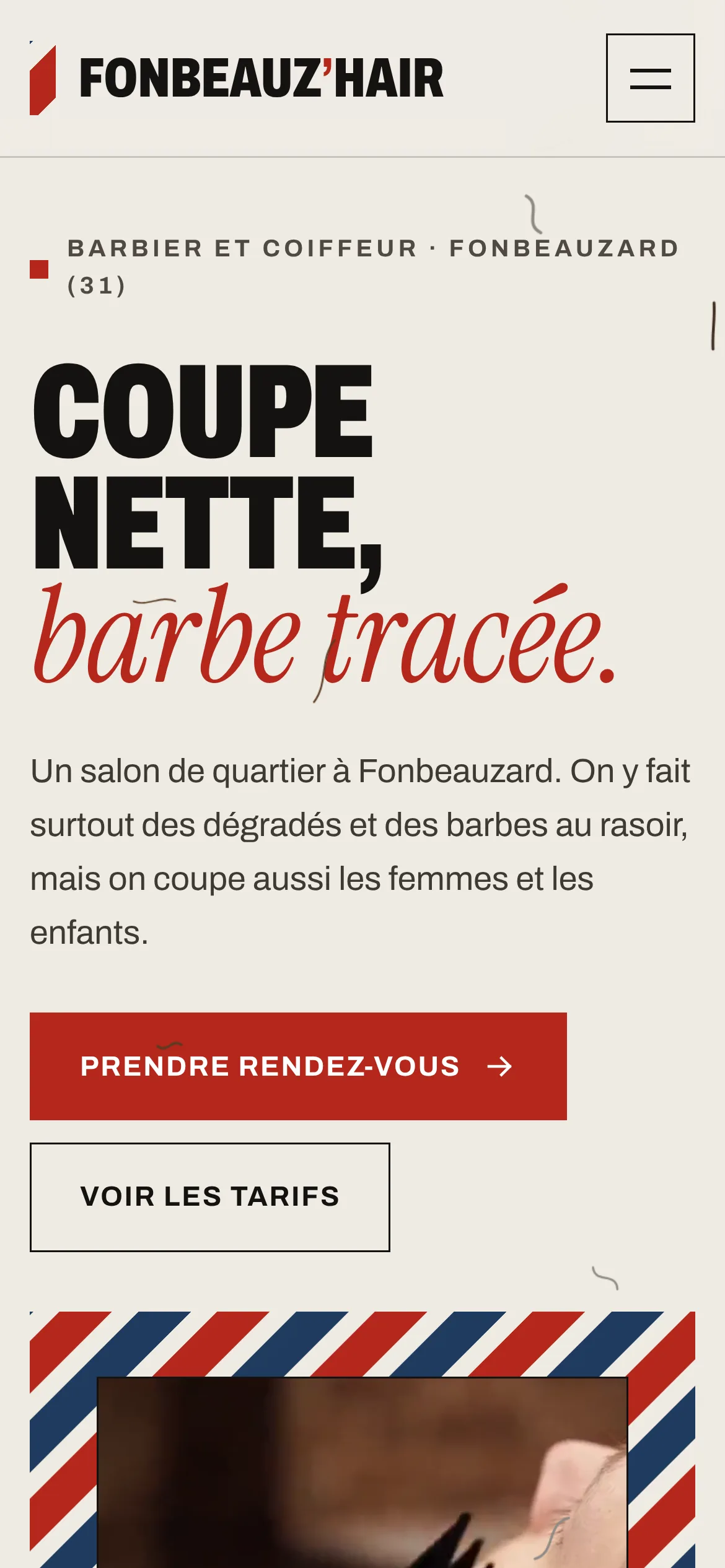 Fonbeauz’Hair — Le héros et la vidéo (téléphone)