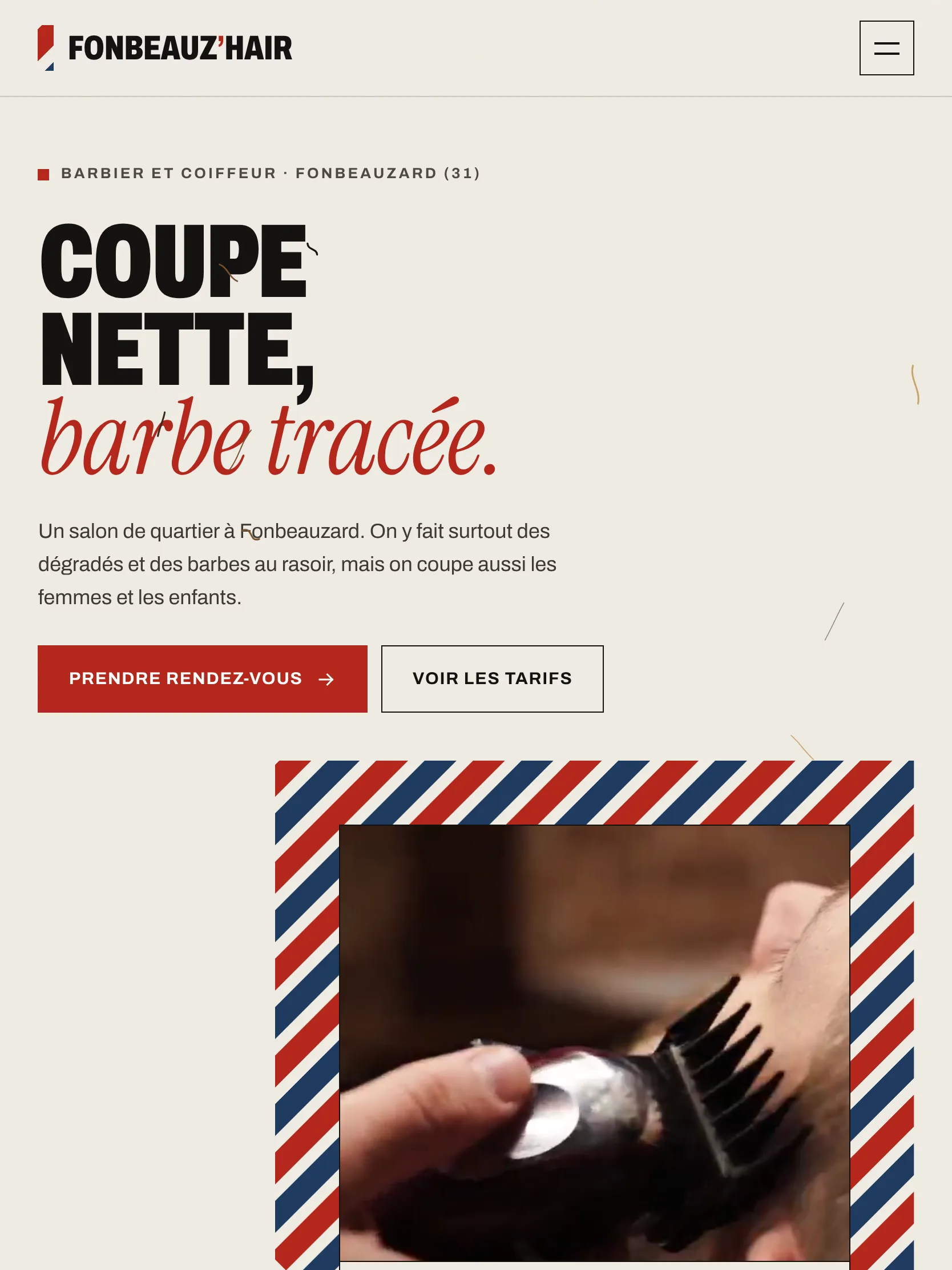 Fonbeauz’Hair — Le héros et la vidéo (tablette)