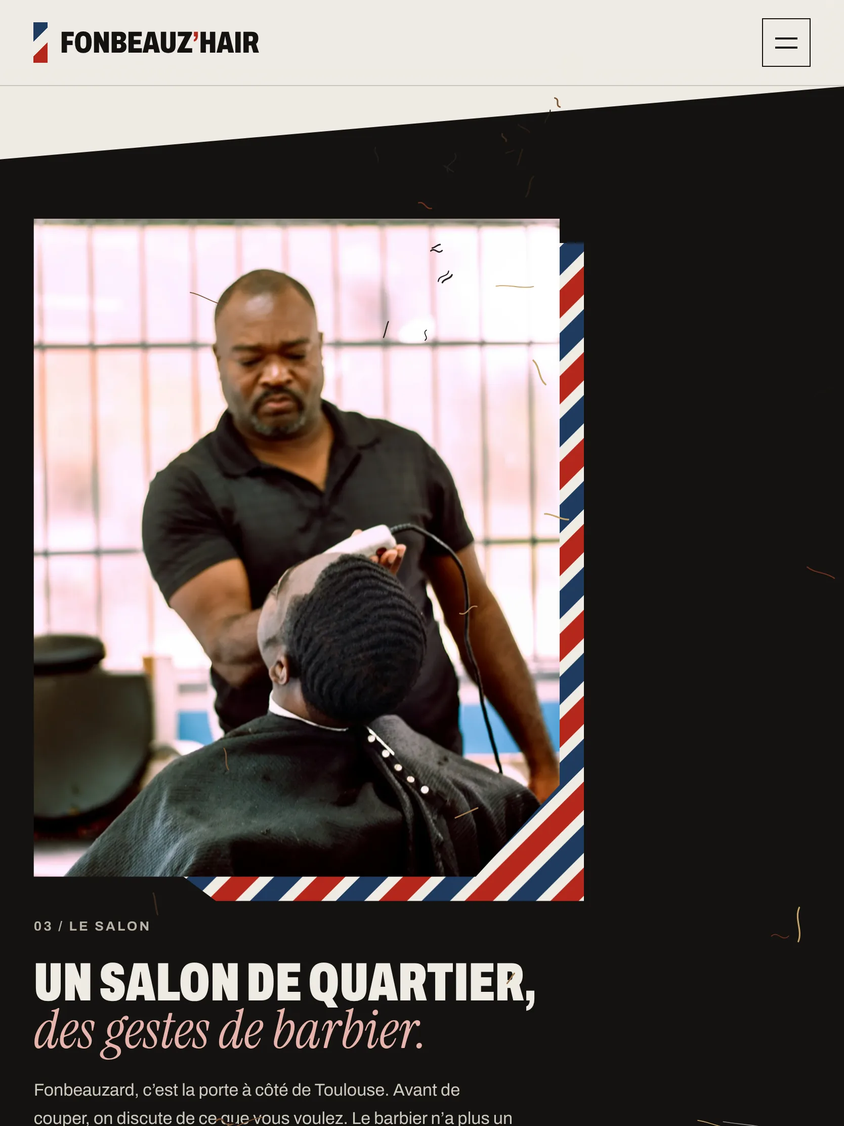 Fonbeauz’Hair — Le salon et son barbier (tablette)