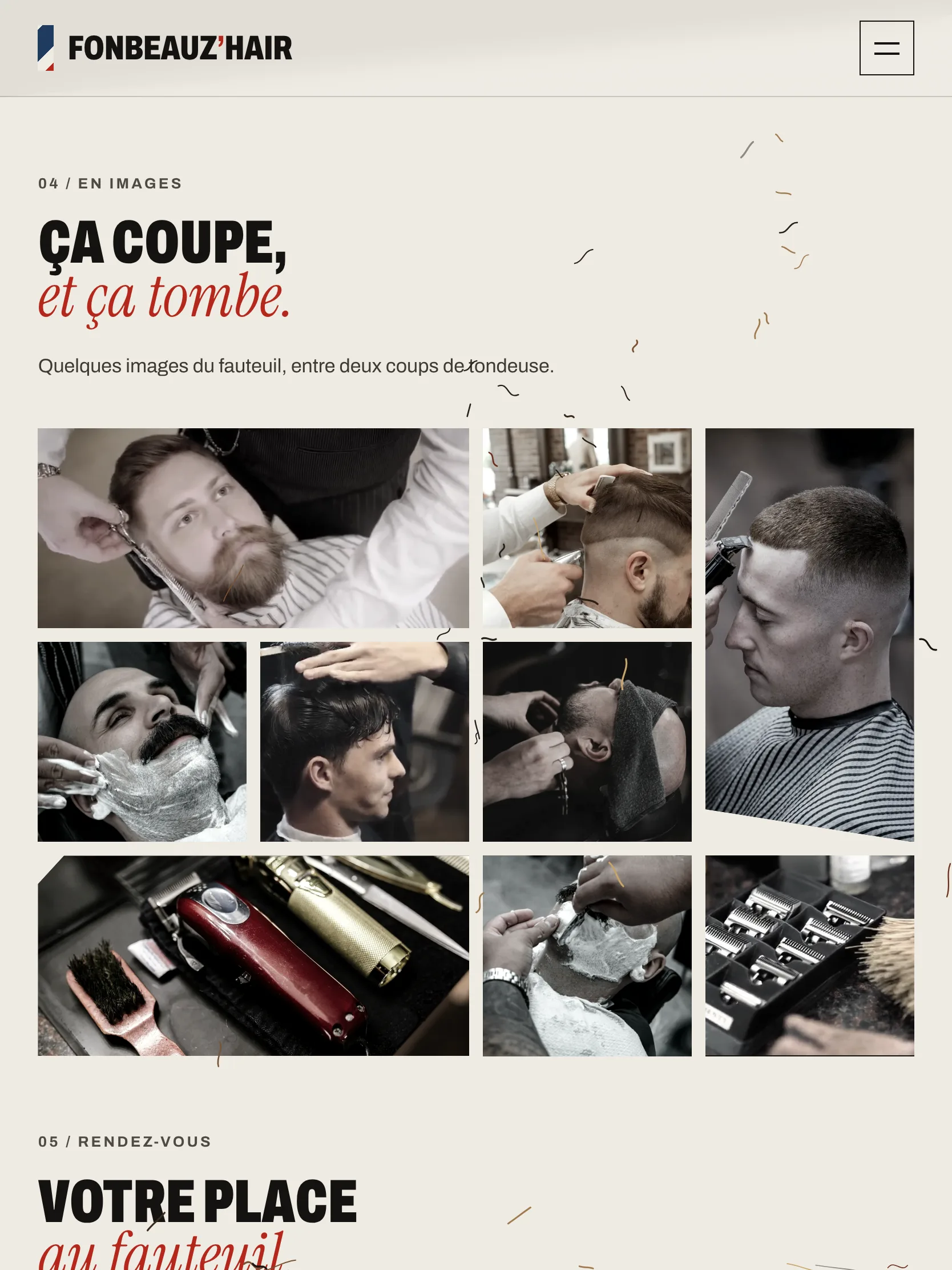 Fonbeauz’Hair — La galerie (tablette)