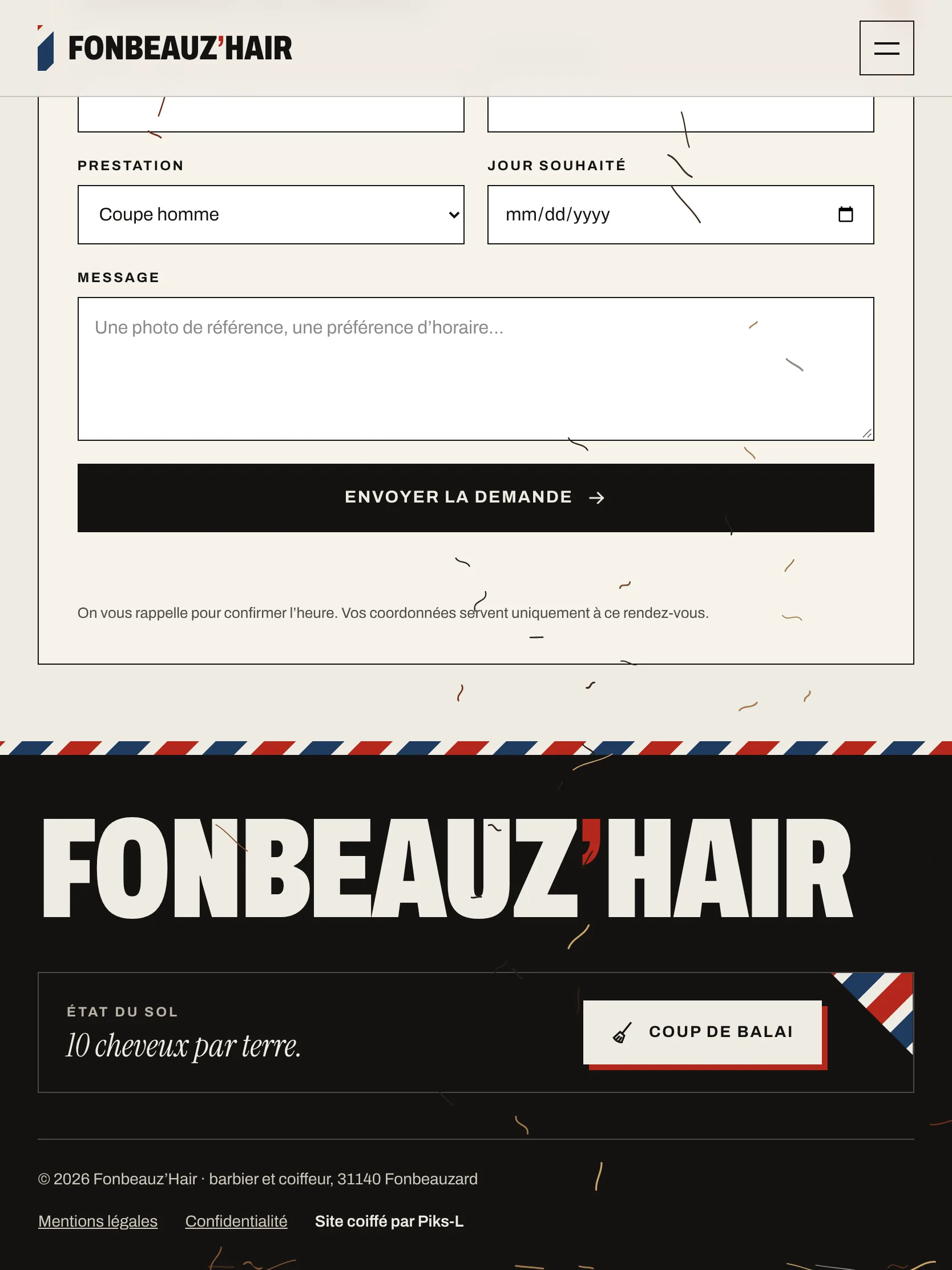 Fonbeauz’Hair — Le pied de page et le balai (tablette)