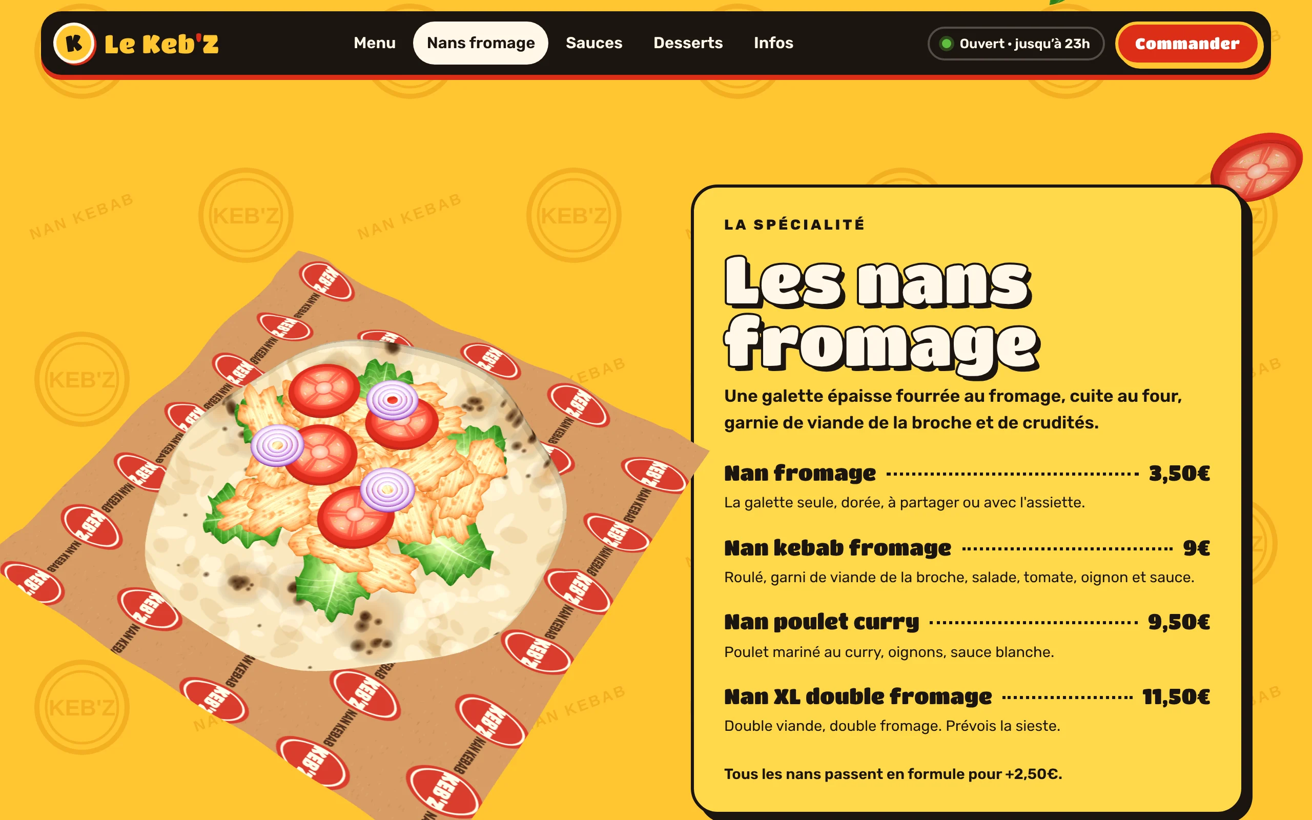 Le Keb'Z — Les nans fromage (écran)