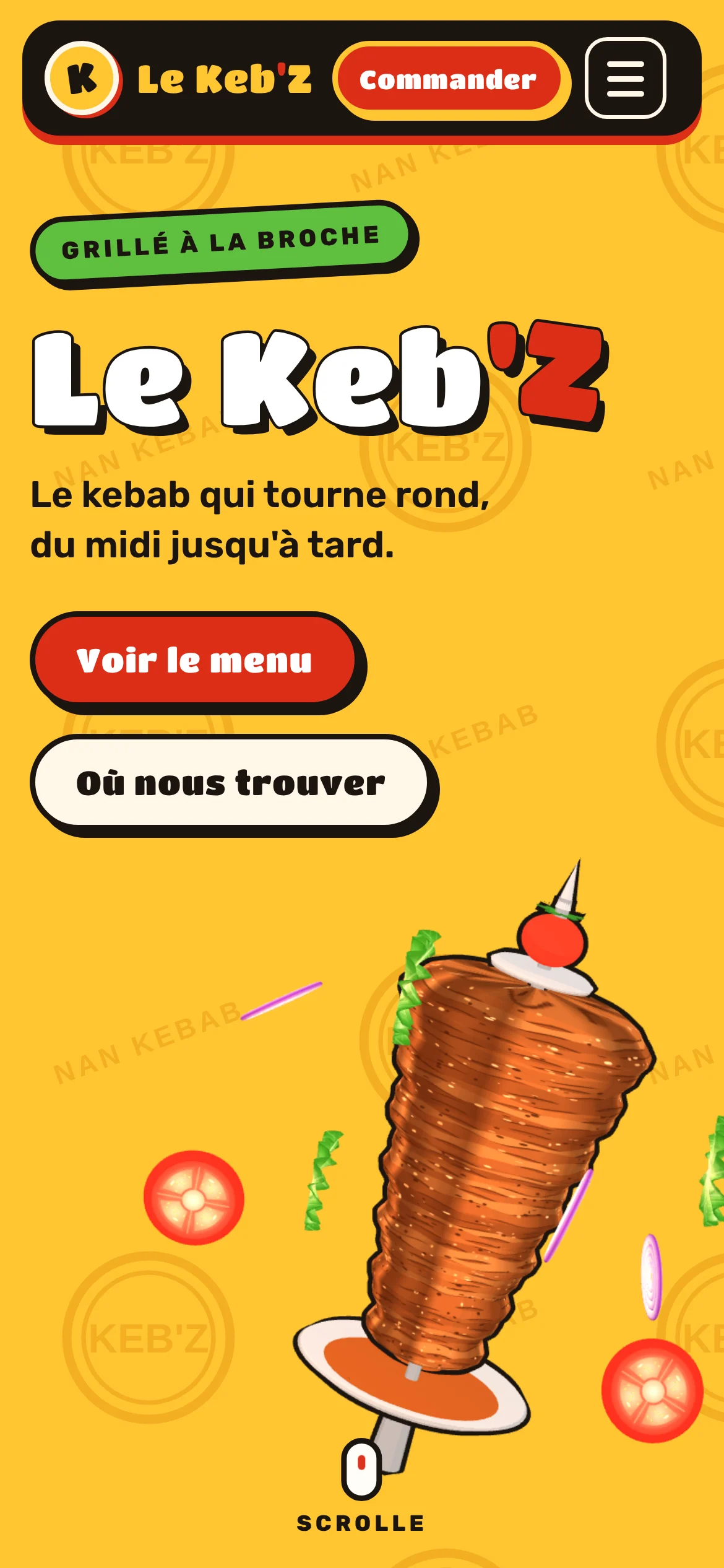 Le Keb'Z — Le héros et la broche (téléphone)